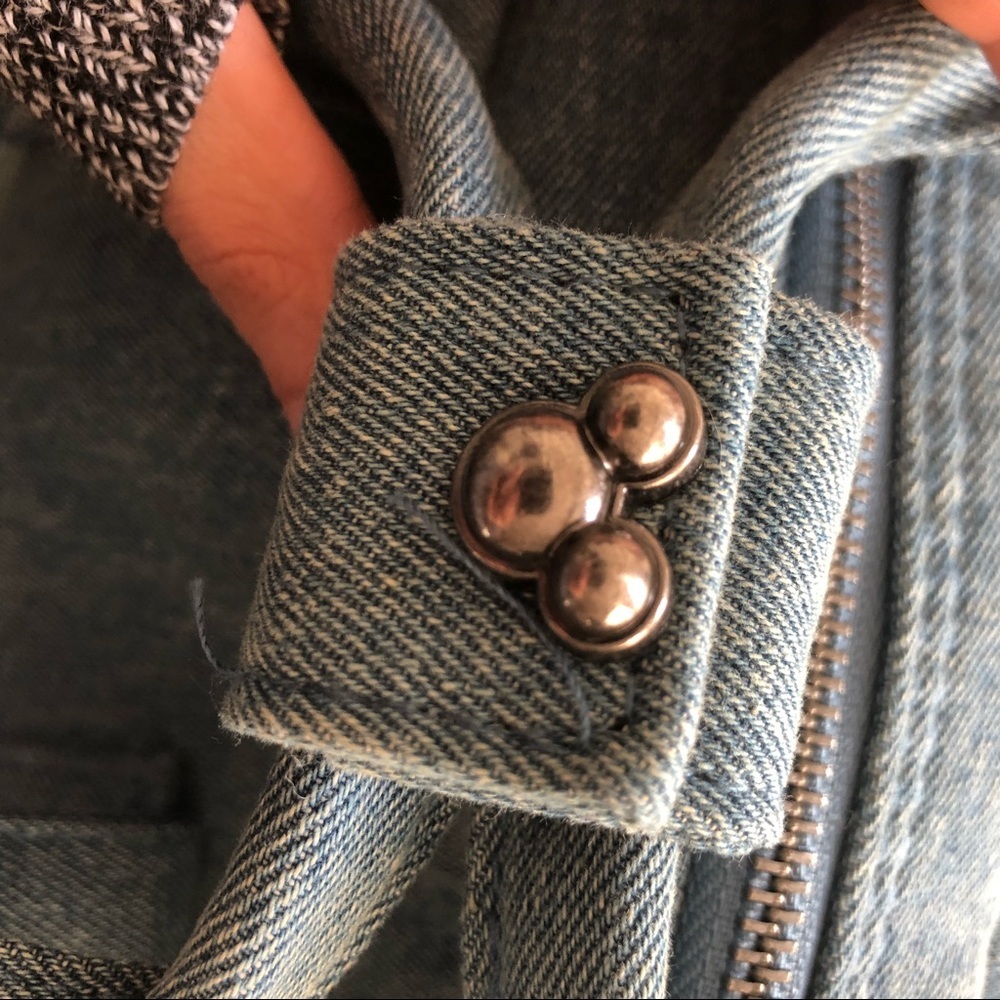 DISNEY Micky Mouse Denim Backpack - Picture 6 of 16